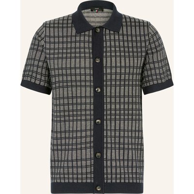 Cinque Strickhemd Ciyaro Extra Slim Fit blau