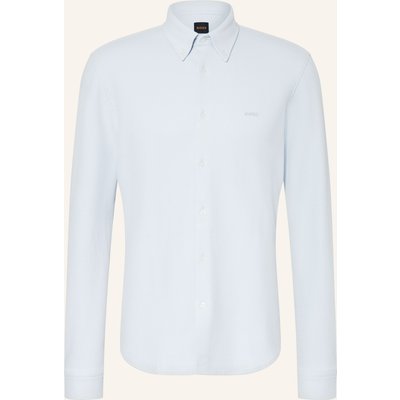 Boss Jerseyhemd Myjersey Slim Fit grau