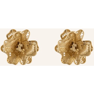 Jimmy Choo Ohstecker Lace Corsage gold