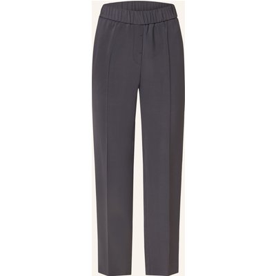 Peserico 7/8-Hose Mit Schmucksteinen blau
