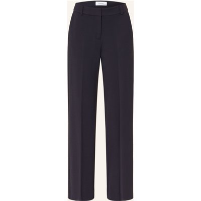Comma Marlenehose Aus Jersey blau