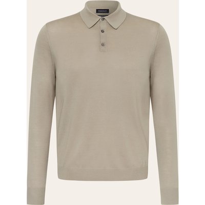 Strokesman's Strick-Poloshirt Aus Merinowolle gruen