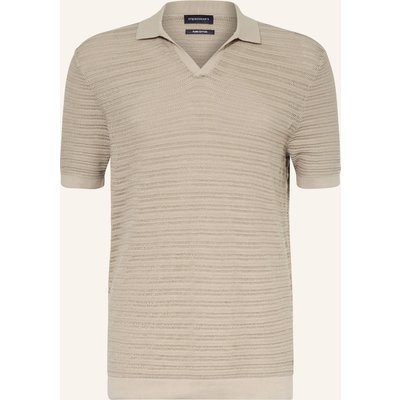 Strokesman's Strick-Poloshirt gruen