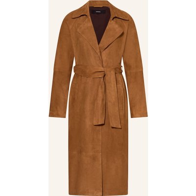 Arma Trenchcoat Aus Leder braun