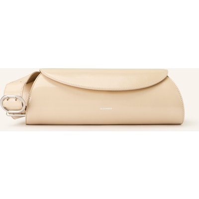Jil Sander Schultertasche Cannolo beige