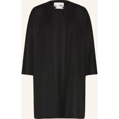 Manzoni 24 Wollmantel schwarz