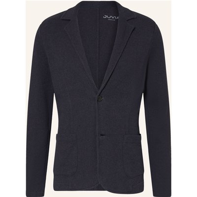 Juvia Stricksakko Ray Slim Fit blau