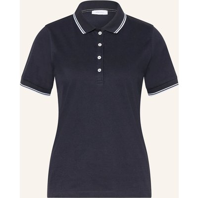 Darling Harbour Piqué-Poloshirt blau