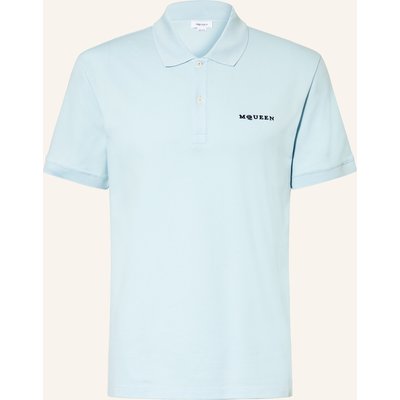 Mcqueen Piqué-Poloshirt blau