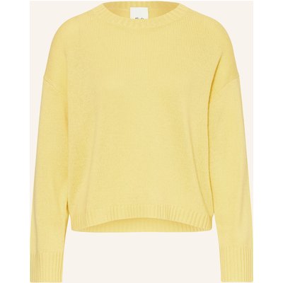 Allude Cashmere-Pullover gelb
