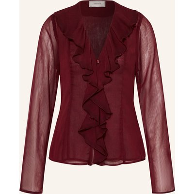 Neo Noir Bluse Valappa Mit Volants rot