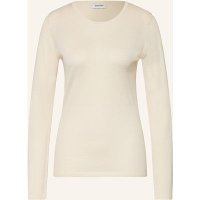 Soft Goat Pullover Aus Seide Mit Cashmere weiss