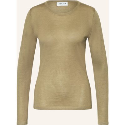 Soft Goat Pullover Aus Seide Mit Cashmere gruen