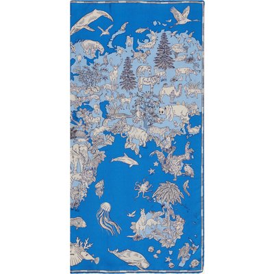 Inoui Editions Seidentuch blau