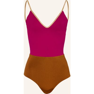 Mymarini Badeanzug Shine Zum Wenden pink