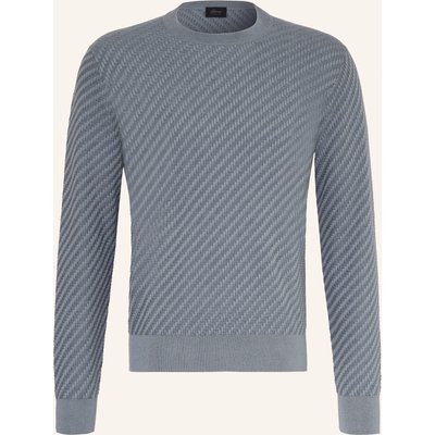Brioni Pullover Mit Seide blau