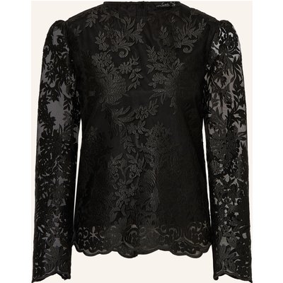 Van Laack Blusenshirt Vl-Tanimas-Xx Aus Spitze schwarz