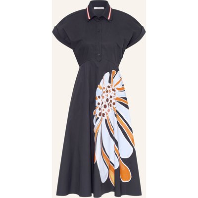 Dorothee Schumacher Hemdblusenkleid Floral Power blau