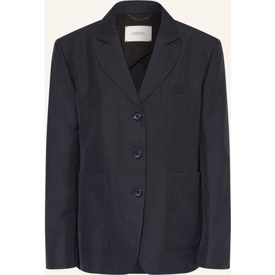 Dorothee Schumacher Blazer Summer Cruise Mit Leinen blau