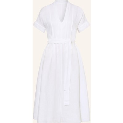 120%Lino Strandkleid weiss