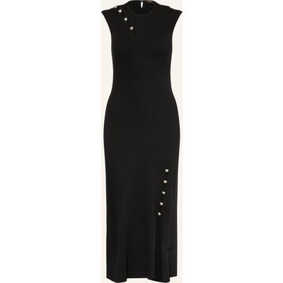 Maje Strickkleid Mit Cut-Outs schwarz