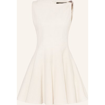 Maje Tweed-Kleid Mit Glitzergarn weiss