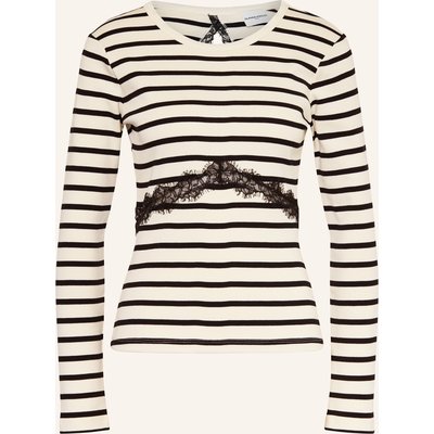Claudie Pierlot Longsleeve Mit Spitze Und Cut-Out weiss