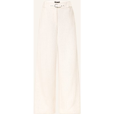 Maje Marlenehose Aus Tweed weiss