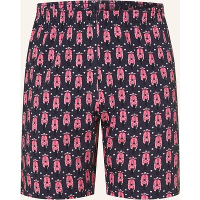 Mey Schlafshorts Serie City Glide blau