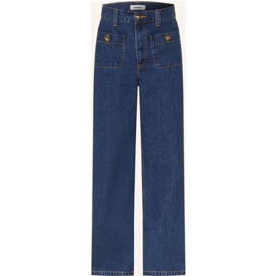 Sandro Wide Leg Jeans blau