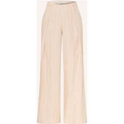 Claudie Pierlot Marlenehose Mit Leinen beige