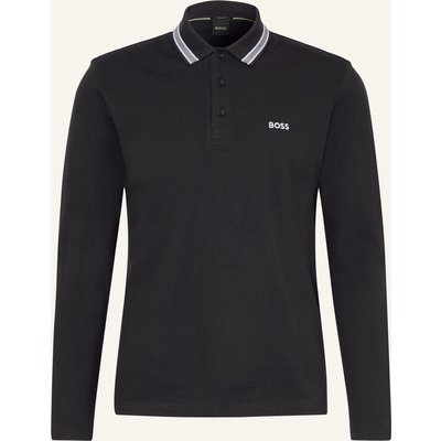 Boss Piqué-Poloshirt Plisy Regular Fit blau