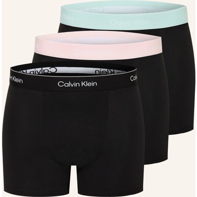 Calvin Klein 3er-Pack Boxershorts Icon Cotton Relaxed Fit schwarz