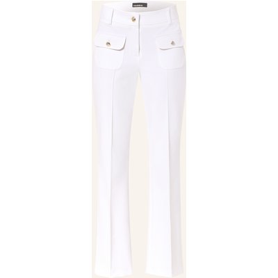 Cambio Bootcut-Hose Farah weiss