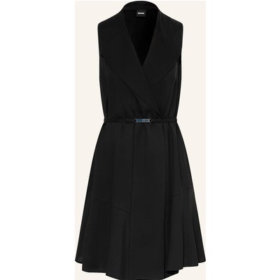 Boss Kleid Dimosa In Wickeloptik schwarz