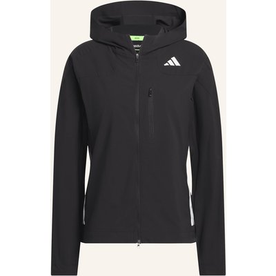 Adidas Laufjacke Adizero schwarz