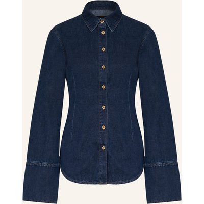 7 For All Mankind Jeansbluse blau