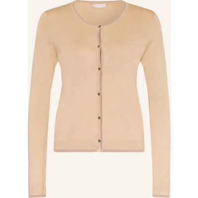 Liu Jo Strickjacke Mit Glitzergarn beige