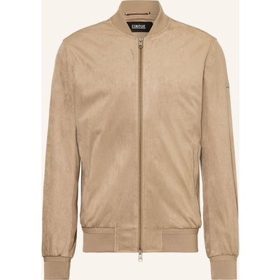 Cinque Blouson Cirapid In Lederoptik braun