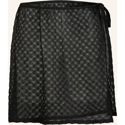 Missoni Wickelrock Mit Glitzergarn schwarz
