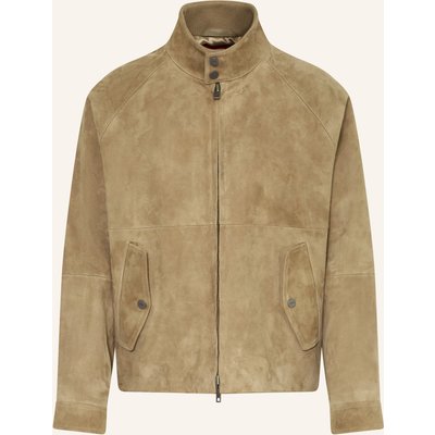 Hugo Lederjacke Loridge beige