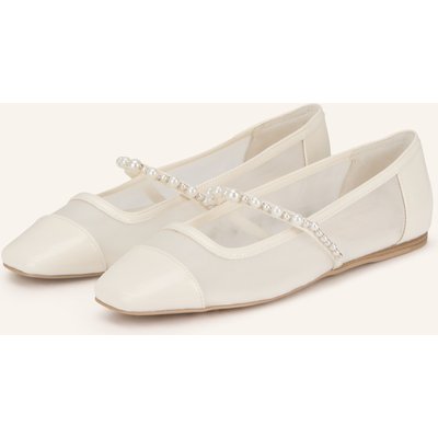 Dolce Vita Mary-Jane-Ballerinas Mit Schmuckperlen weiss