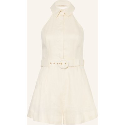 Zimmermann Leinen-Jumpsuit Awaken beige