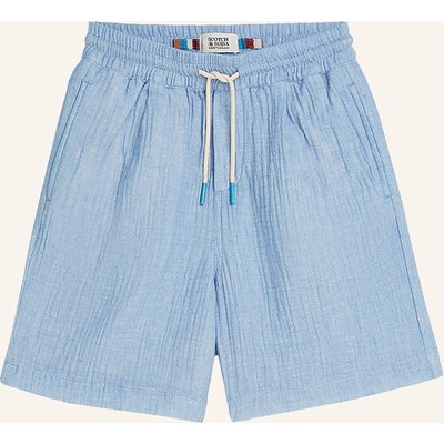 Scotch & Soda Musselinshorts blau