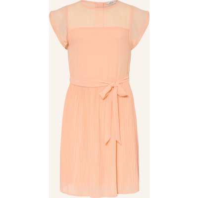 S.Oliver Red Kleid Mit Plissees orange