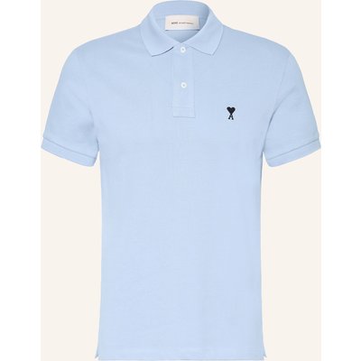 Ami Paris Piqué-Poloshirt blau