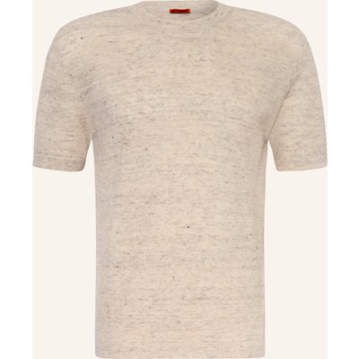 Barena Venezia Strickshirt Tuga Mit Leinen weiss