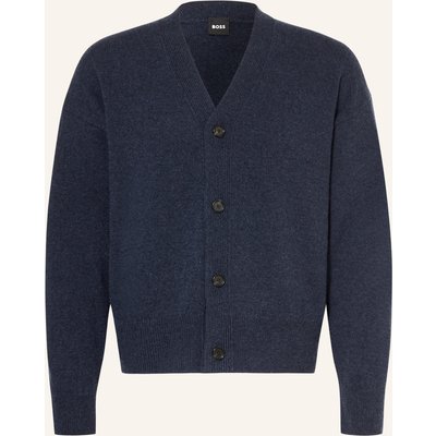 Boss Strickjacke Ucone blau