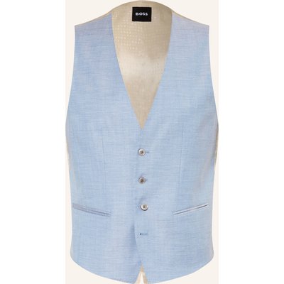 Boss Anzugweste Huge Slim Fit blau