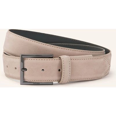 Boss Ledergürtel Dressletic beige